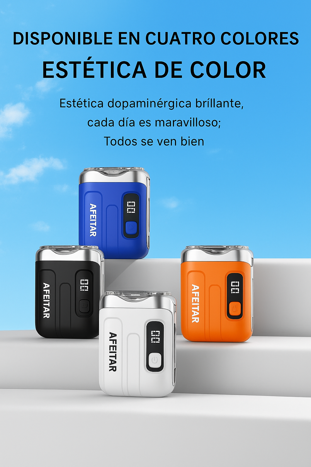 Afeitadora Inteligente Eléctrica Mini