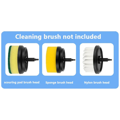 New Electric Cleaning Brush 3 Brush Heads Cleaner Multifunctional Cleaning Pots and Dishes for Kitchen Bathroom Bathtub Glass